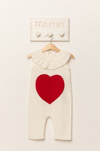 Salopeta Love din in cu buzunar